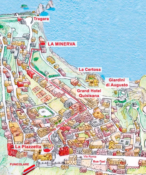 How To Reach Capri and Hotel La Minerva